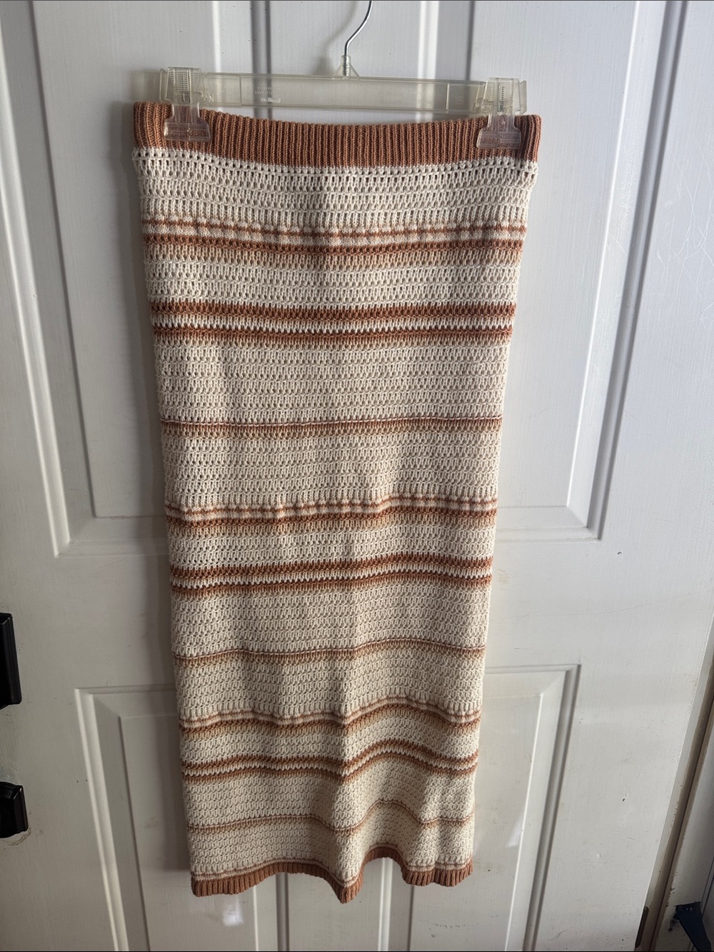 Striped Strapless Knit Dress